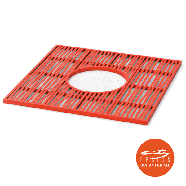 Buy Rubbermaid Antimicrobial Sink Protector Mat, Red Waves, Small